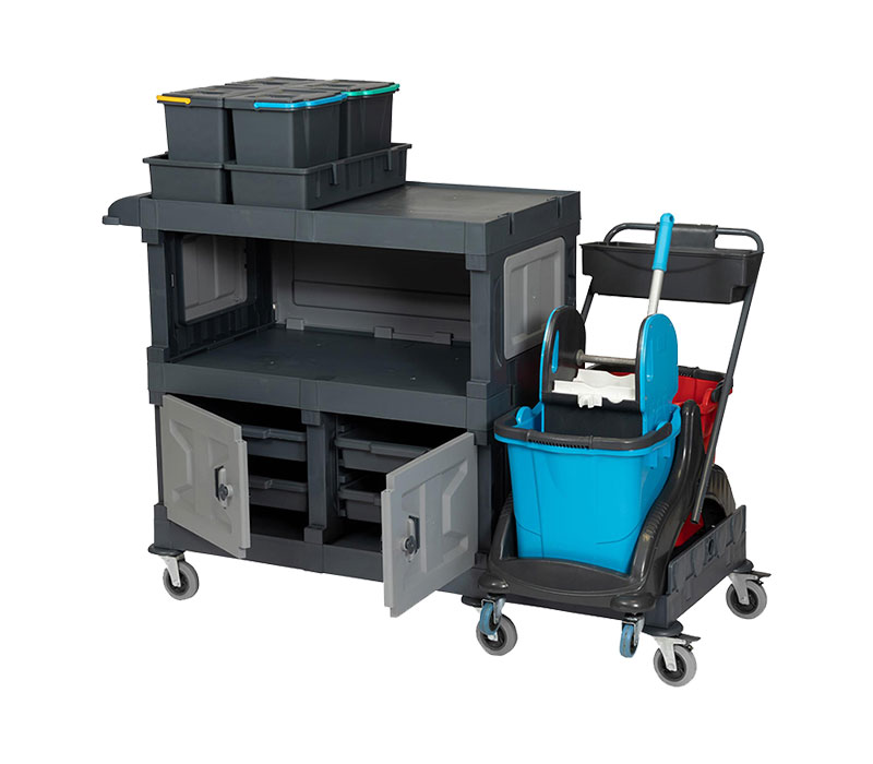 Hastane Temizlik Arabaları